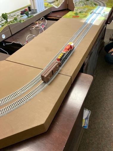 There are still two straight modules and one corner available for Division members who would like to get involved in the T-TRAK-HO layout.